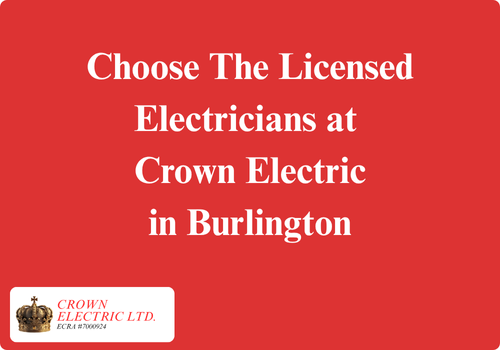 Call Licensed Burlington Electricians Call Licensed Burlington electrician