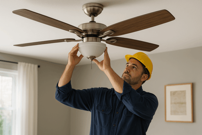 ceiling fan repair in living room ceiling fan repair in living room
