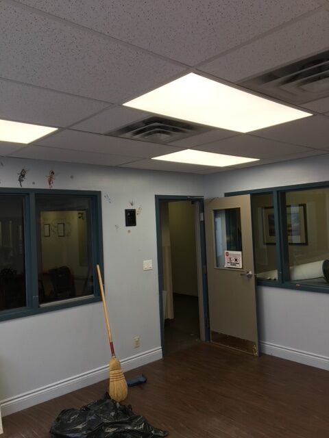 commercial indoor lighting job commercial indoor lighting job