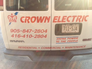 crown truck rear 2 crown service vehicle from behind