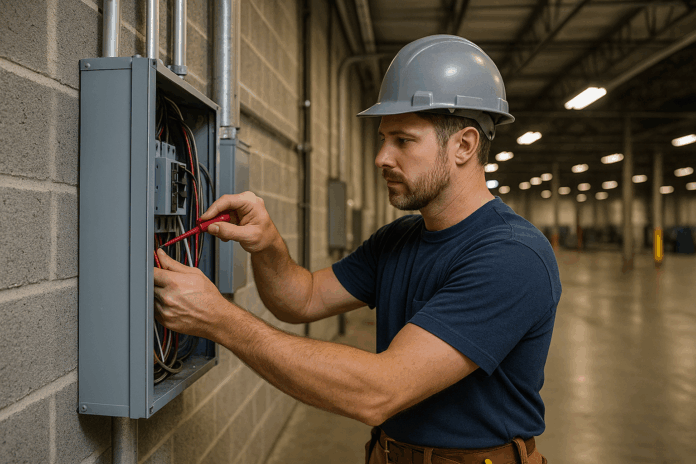 electrician in industrial location electrician in industrial location