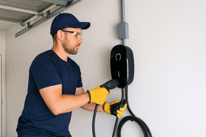 ev_charger_installation_oakville ev charger installation at house