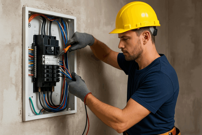 oakville_residential_electrical_panel electrical panel in residence