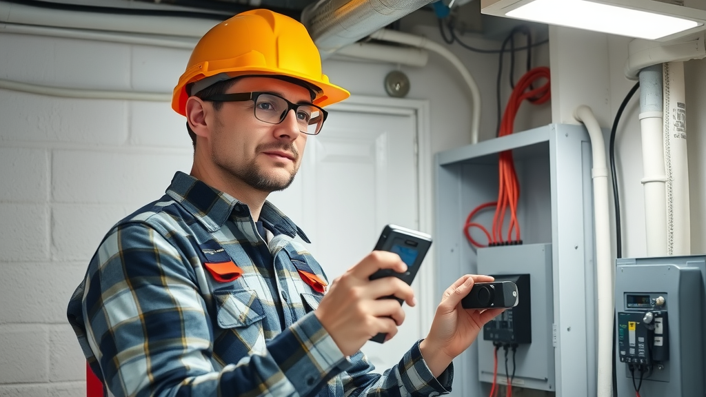 electrical maintenance mississauga electrical maintenance being performed in Mississauga