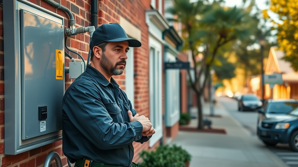 electrician kerr village Kerr Village electrician outside residential home