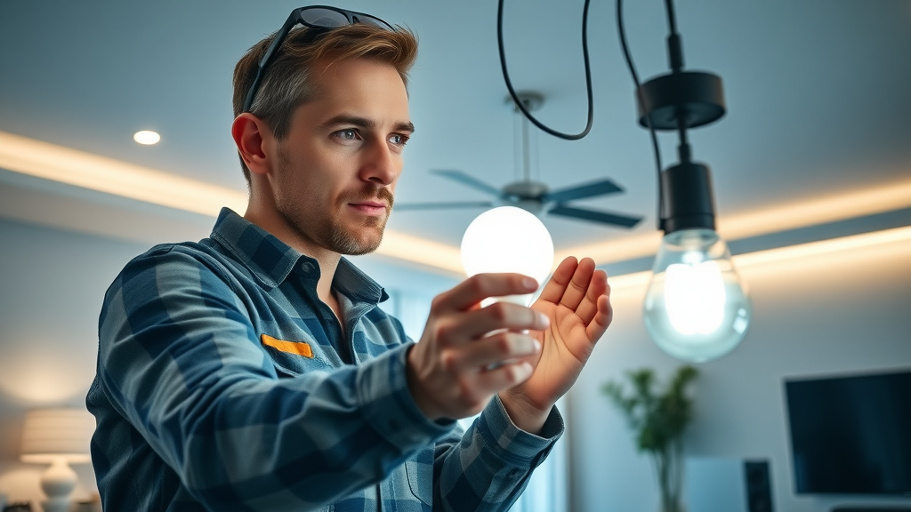 electrician wedgewood creek Wedgewood Creek electrician with light fixture
