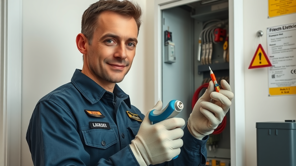 Port Credit electician at work Port Credit electrician at work