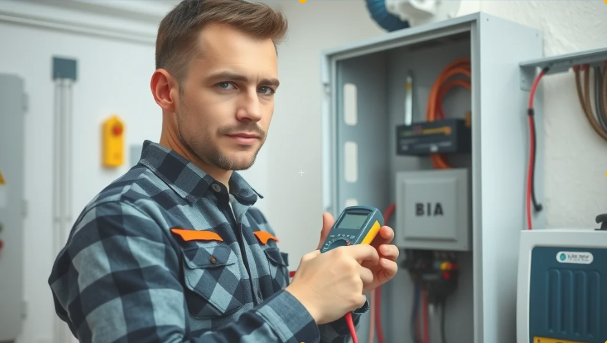 Electrical Maintenance Etobicoke regular electrical maintenance being performed in Etobicoke