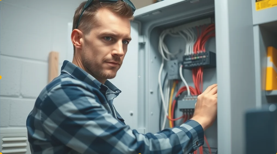 Electrical Panels Etobicoke electrical panel inspection being performed in Etobicoke