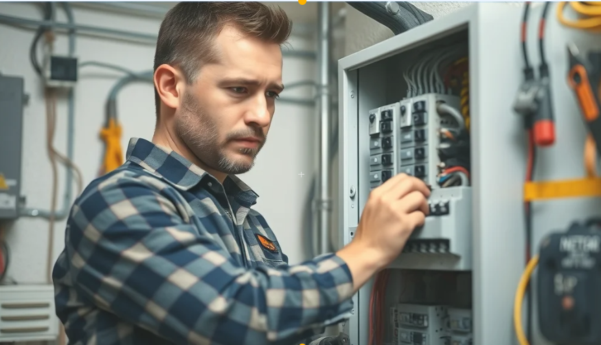 Electrician Lambton Mills Lambton Mills electrician working in Etobicoke home