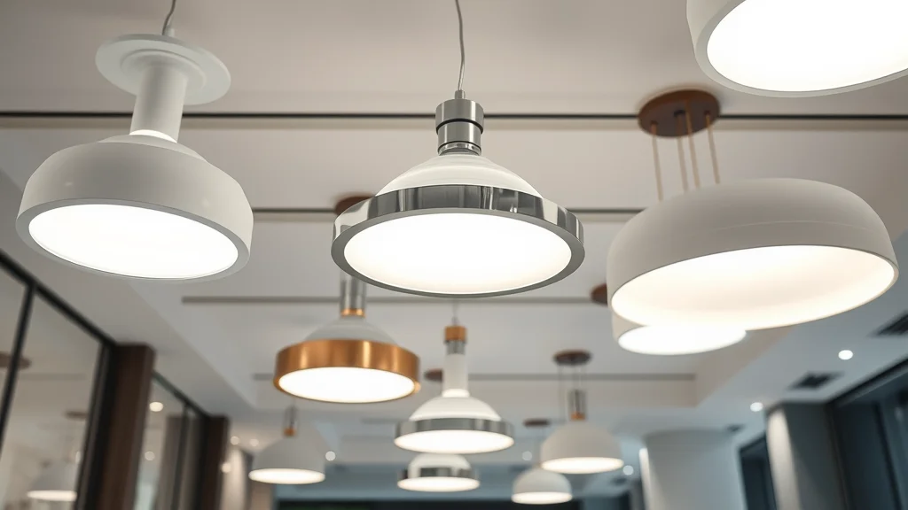 Contemporary LED, fluorescent, and halogen lighting fixtures installed in a Mississauga commercial office interior.