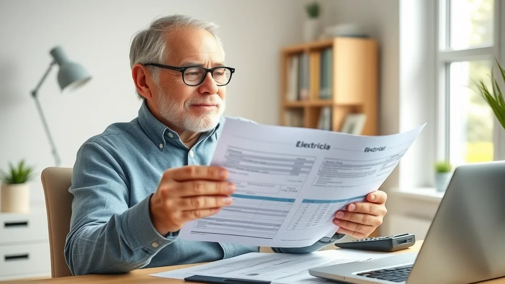 Homeowner reviewing electrical inspection cost estimate in Etobicoke home office