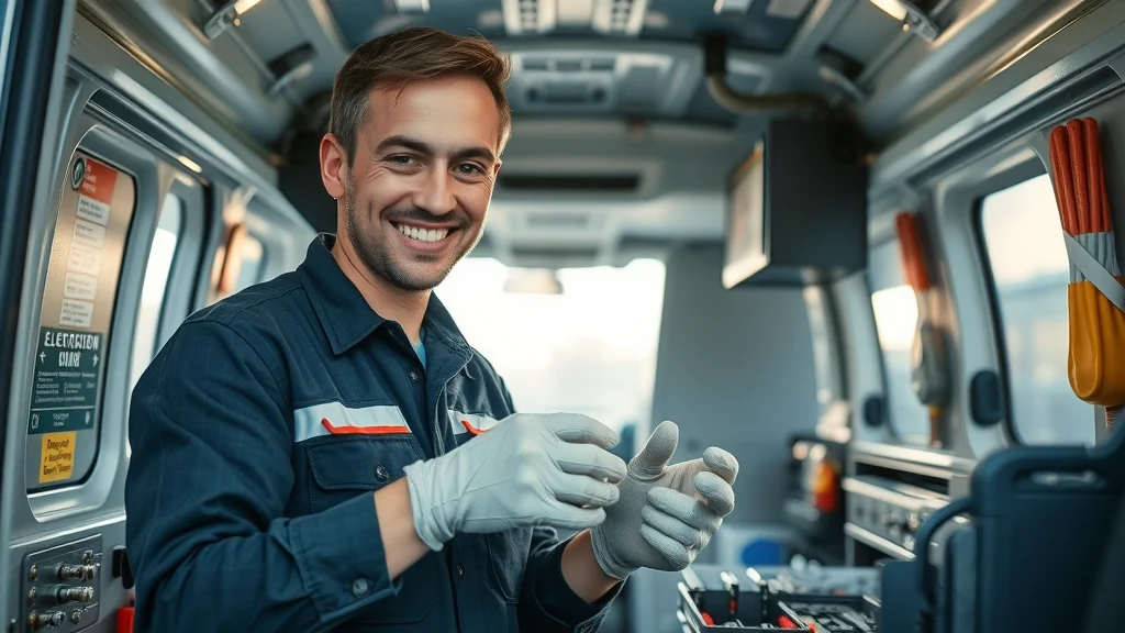 Etobicoke electrician arranging repair tools for electrical repair and panel upgrade assessment