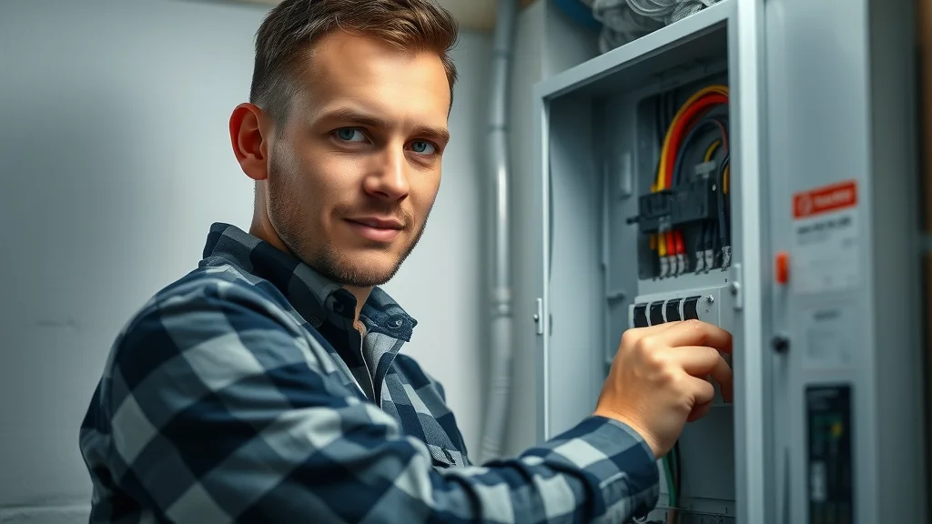 licensed electrician installing surge protection device Oakville basement electrical panel