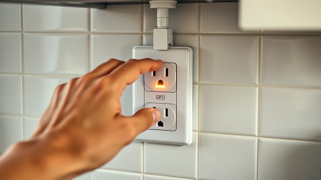 Modern GFCI electrical outlet in use for enhanced home wiring protection in Mississauga