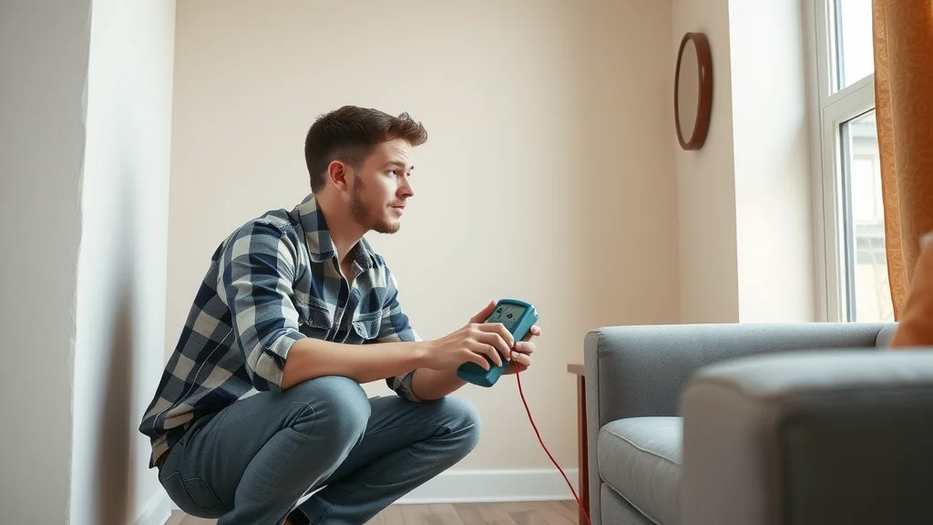 Licensed electrician in Etobicoke testing outlet for ground fault for breaker keeps tripping diagnosis
