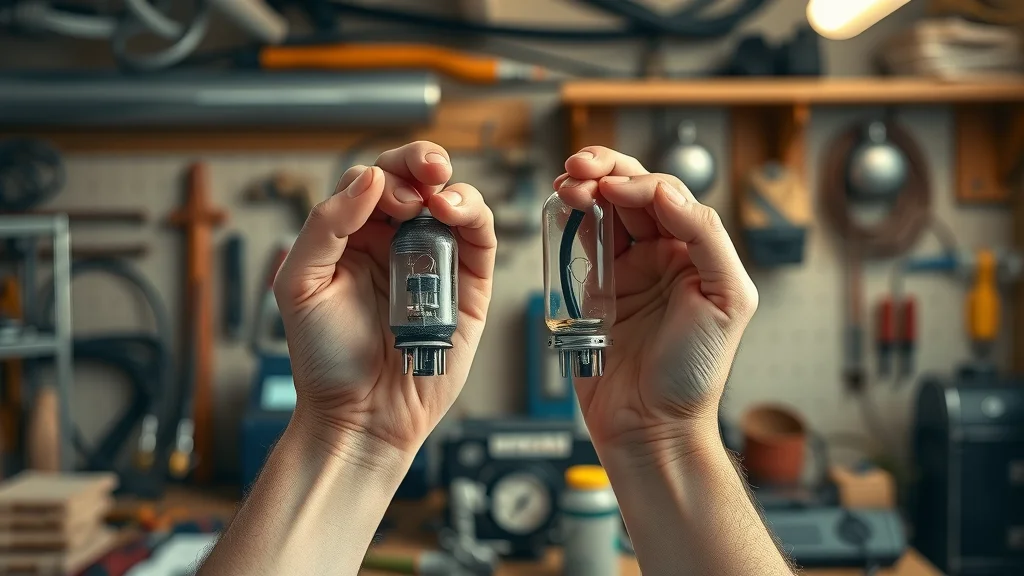 Hands comparing old knob-and-tube wiring to modern electrical cable, demonstrating the need for full house rewiring in many Etobicoke homes.