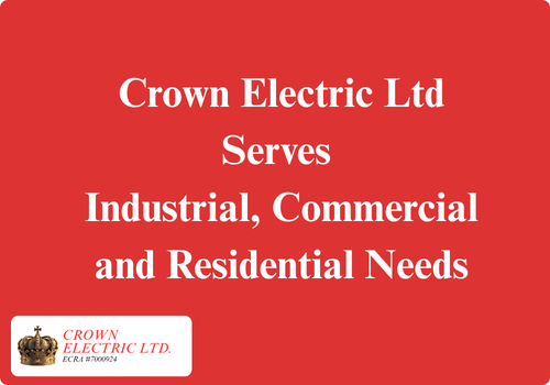 Crown electric serves industrial residential commercial