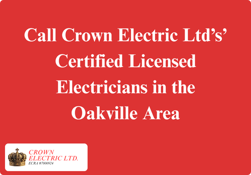 certified electricians in oakville area