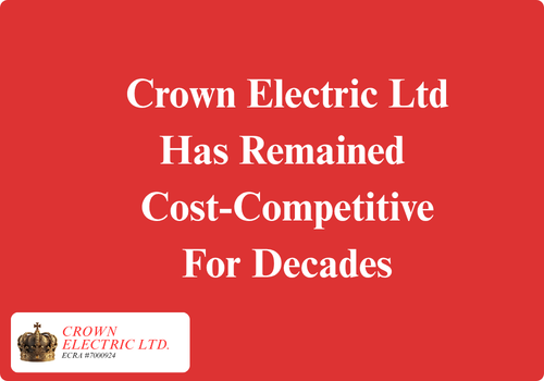 crown electric cost competitive