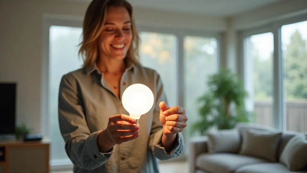 Homeowner in Mississauga installing LED lighting for reduced energy bills.
